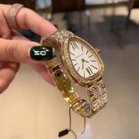 Bvlgari diamond encrusted snake bracelet snake-shaped watch for women（40 styles)-2089