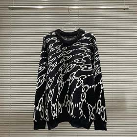 Gucci Round neck letter jacquard loose sweater for men and women（39 styles)-2117