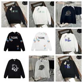 Dior Fashionable couple style loose casual tops-2154