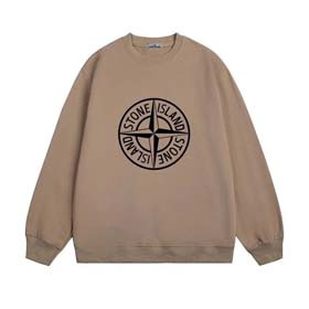 Stone Retro round neck design pure cotton letter loose top（9 styles)-2231