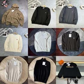 MONCLER Thickened long sleeve embroidered sweatshirt-2241