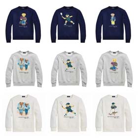 Polo men's autumn and winter fashion print long sleeve-2256