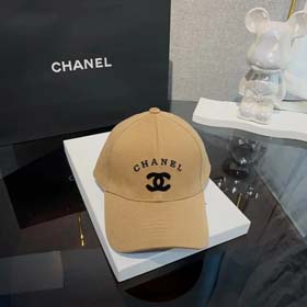 CHANEL Summer double C embroidered letters Baita hard top face-showing small duckbill cap（40 styles）-2299